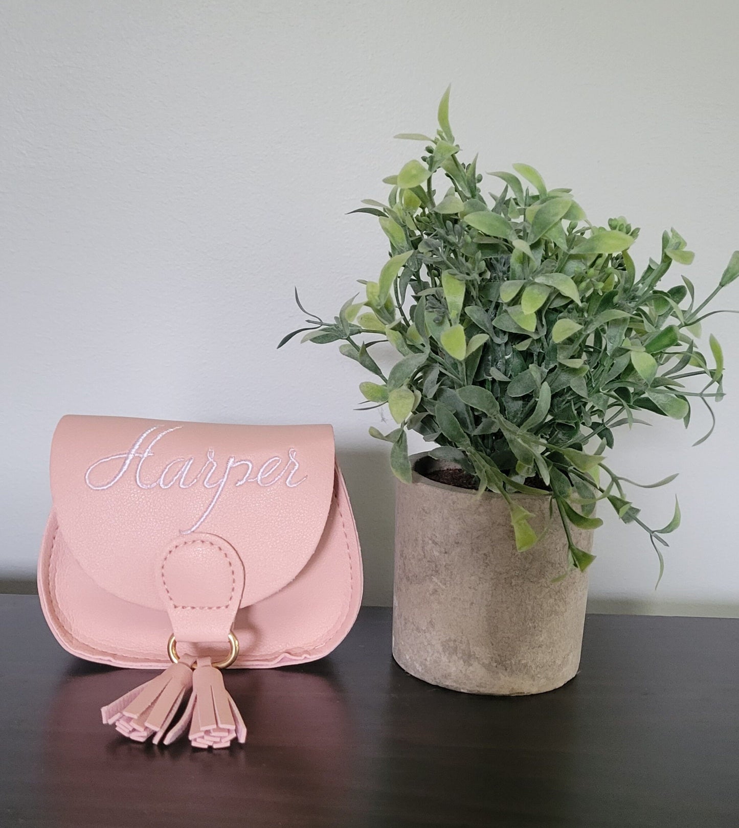 Girls embroidered purse