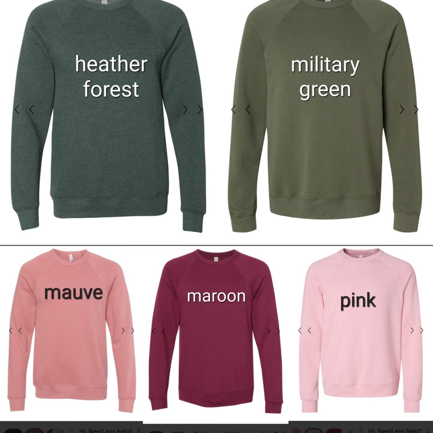 Embroidered Glitter Vinyl Mama Sweatshirt Crewneck