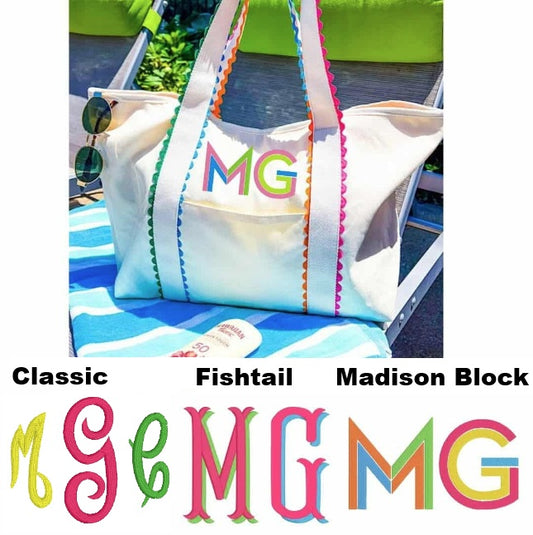 Canvas Ric-Rac Tote PRE-ORDER