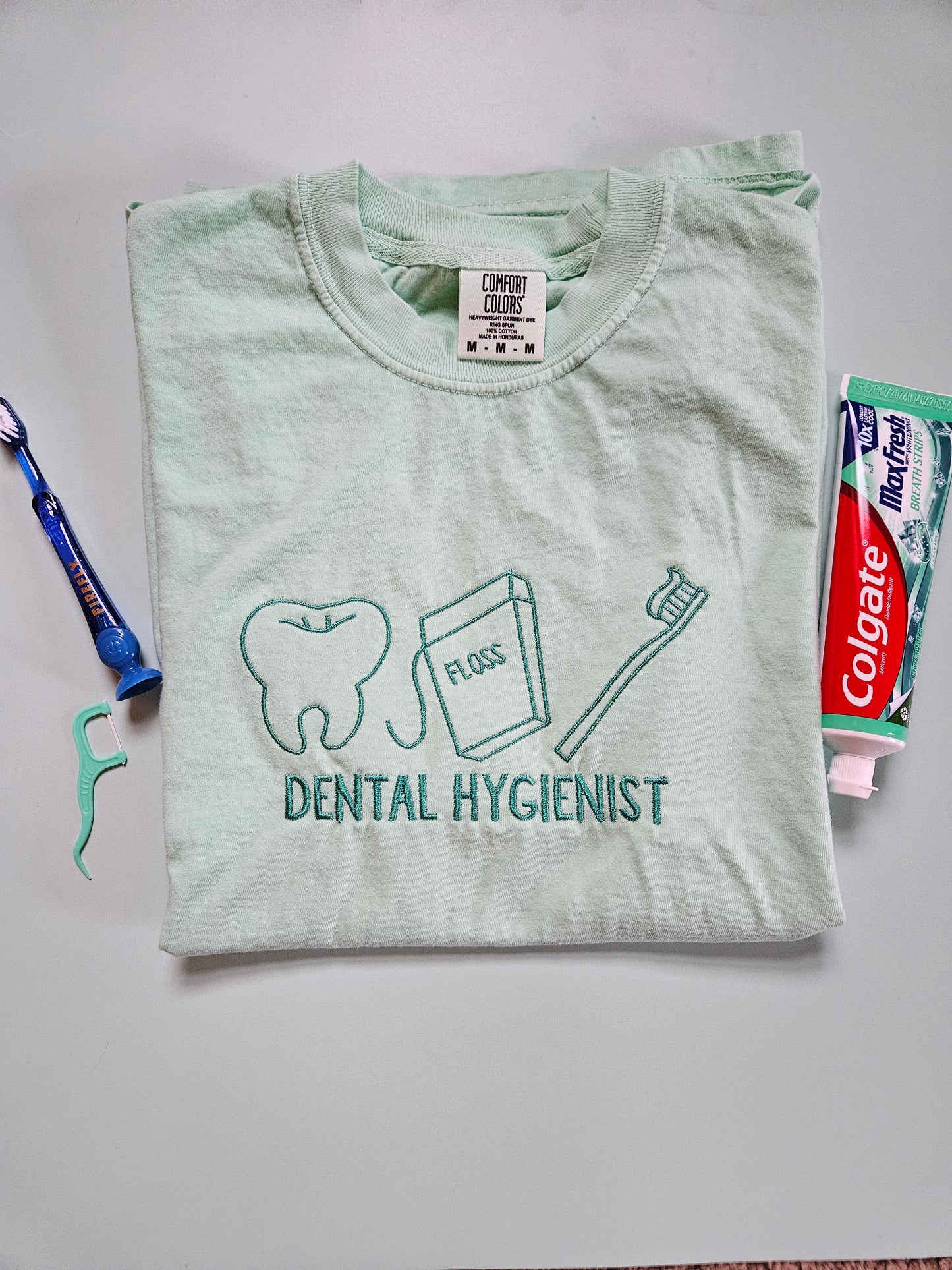 DIGITAL DOWNLOAD Embroidery File Dental Hygienist