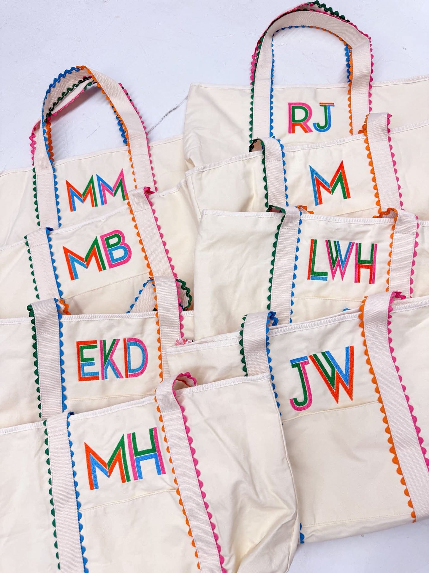 Canvas Ric-Rac Tote PRE-ORDER