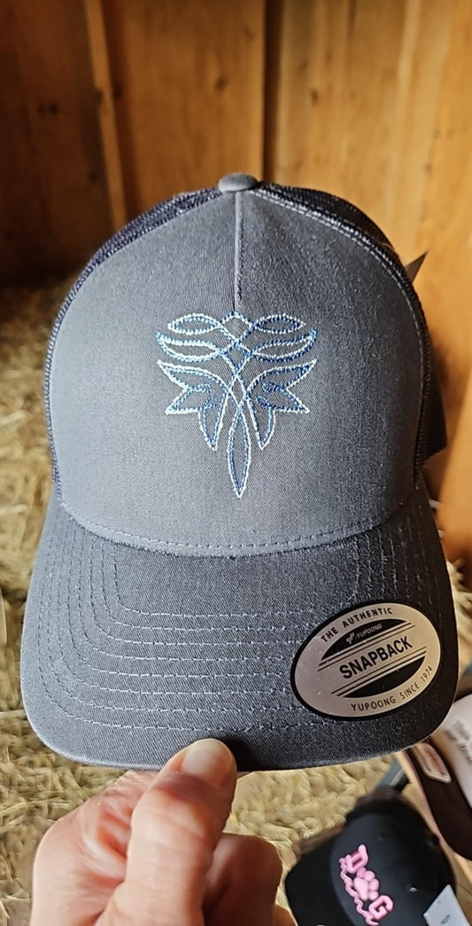 Western Scroll Boot Stitch Trucker Hat