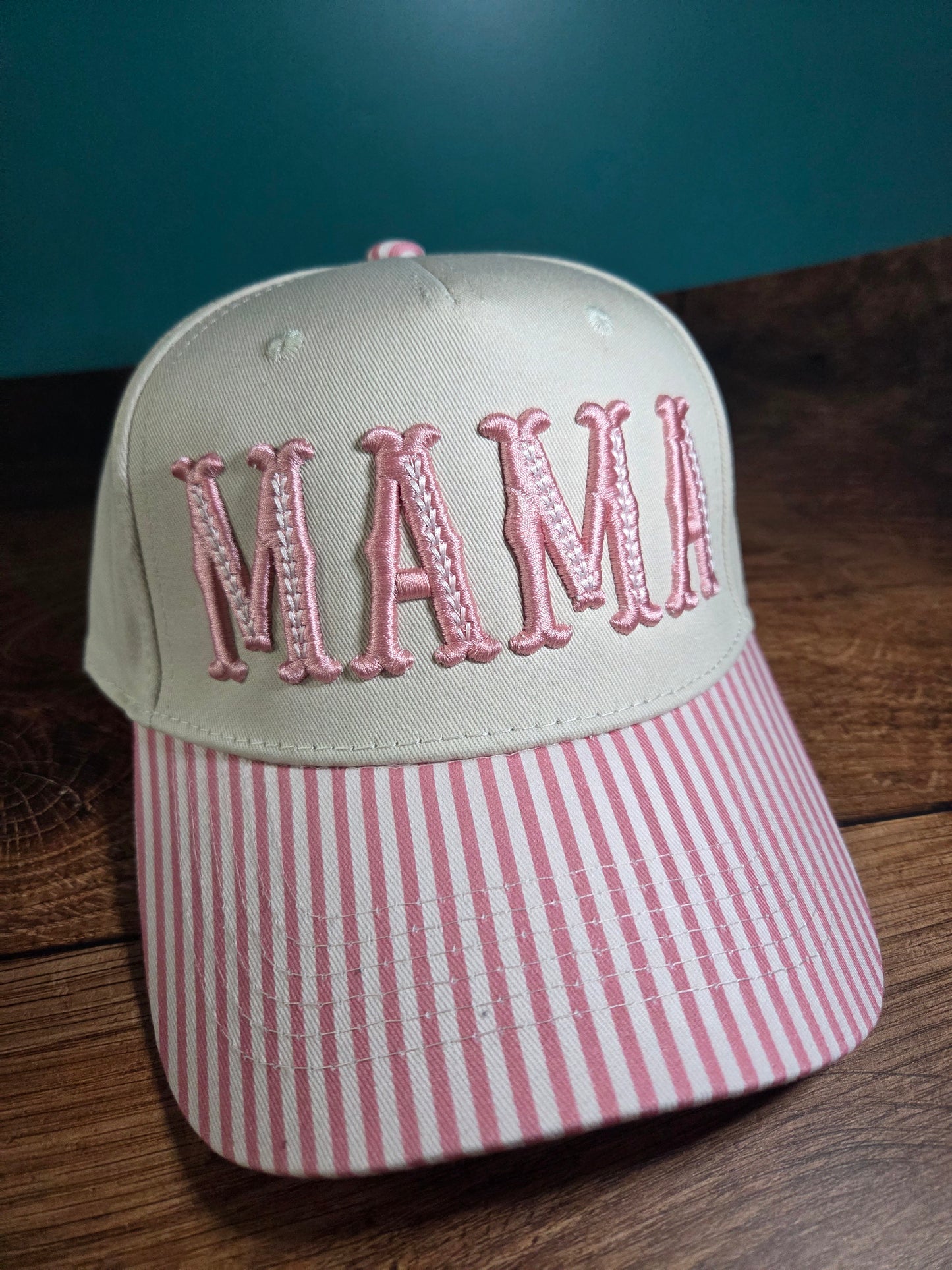MAMA 3D Puff Embroidered Canvas Hat