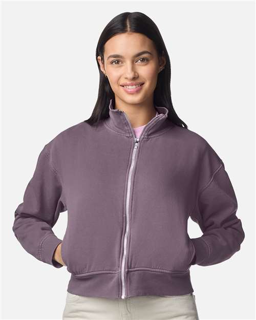 Women's Garment-Dyed Full-Zip Jacket