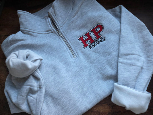HP Wildcats Quarter zip School Pride