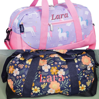 Personalized Kids Embroidered Overnight Dufflebag
