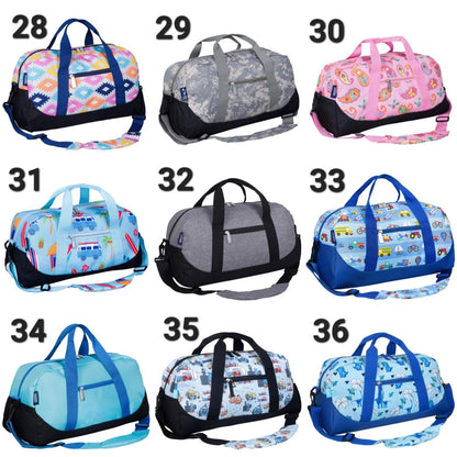 Personalized Kids Embroidered Overnight Dufflebag