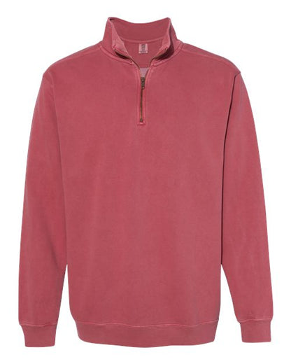 Unisex Garment-Dyed Quarter-Zip Sweatshirt