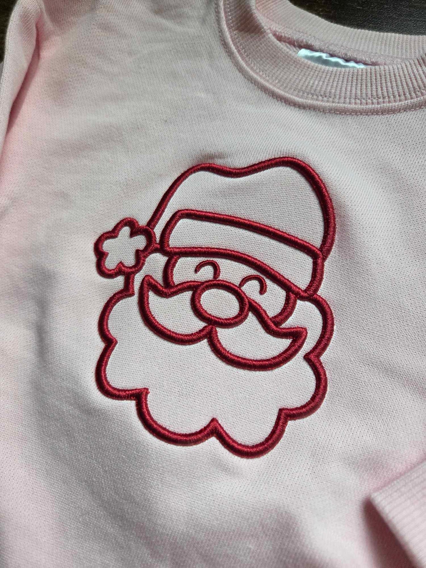 Christmas 3D Puff Santa Baby Bubble Romper