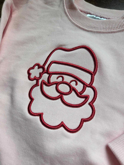 Christmas 3D Puff Santa Baby Bubble Romper