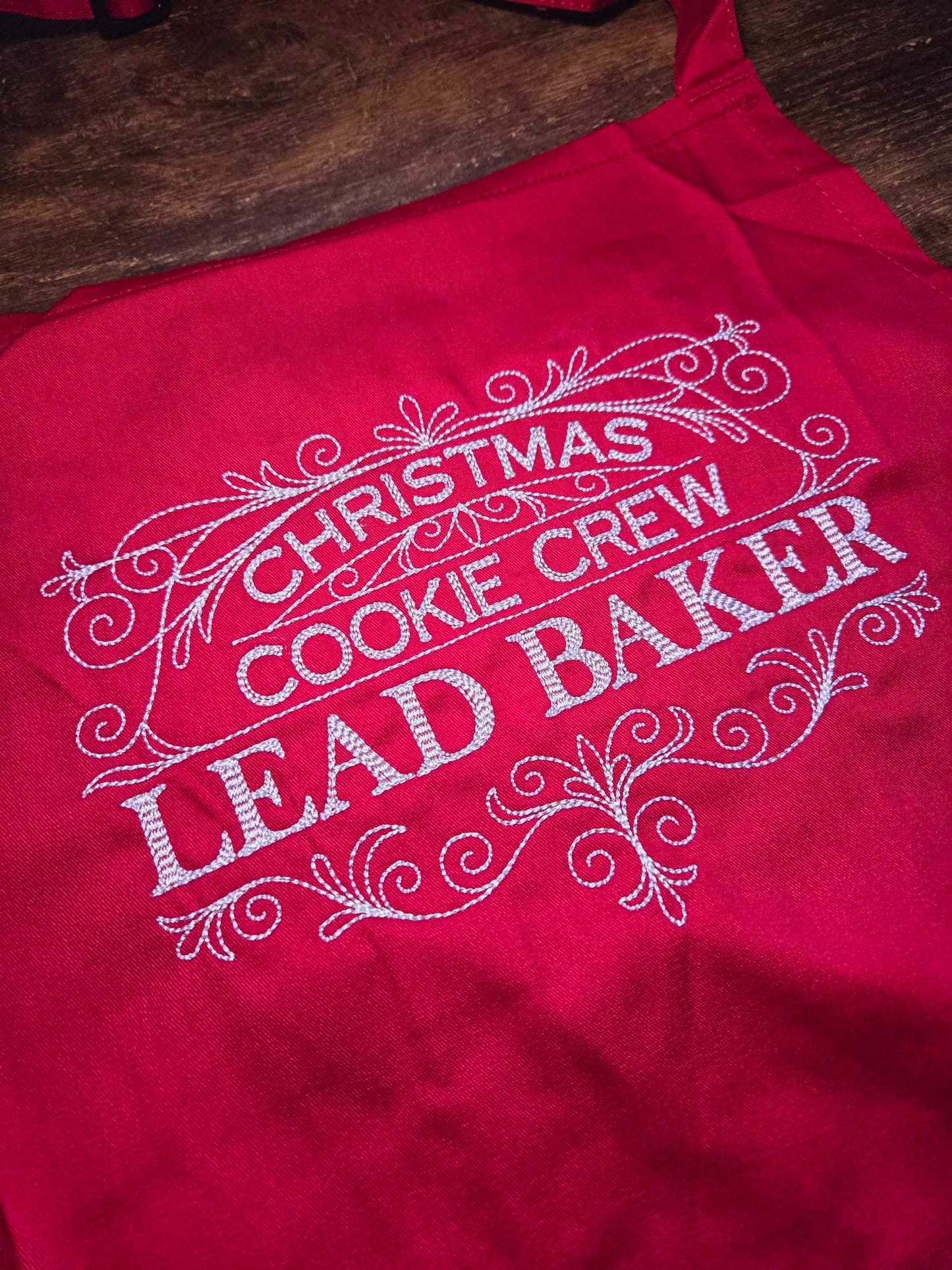 Christmas Cookie Crew Lead Baker Apron