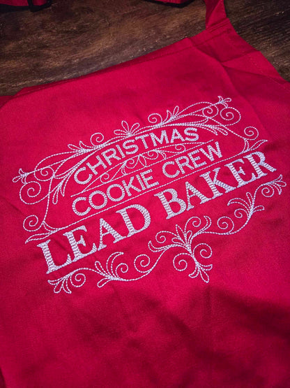 Christmas Cookie Crew Lead Baker Apron