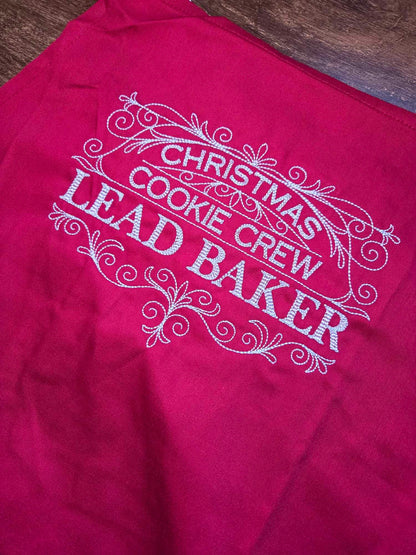 Christmas Cookie Crew Lead Baker Apron