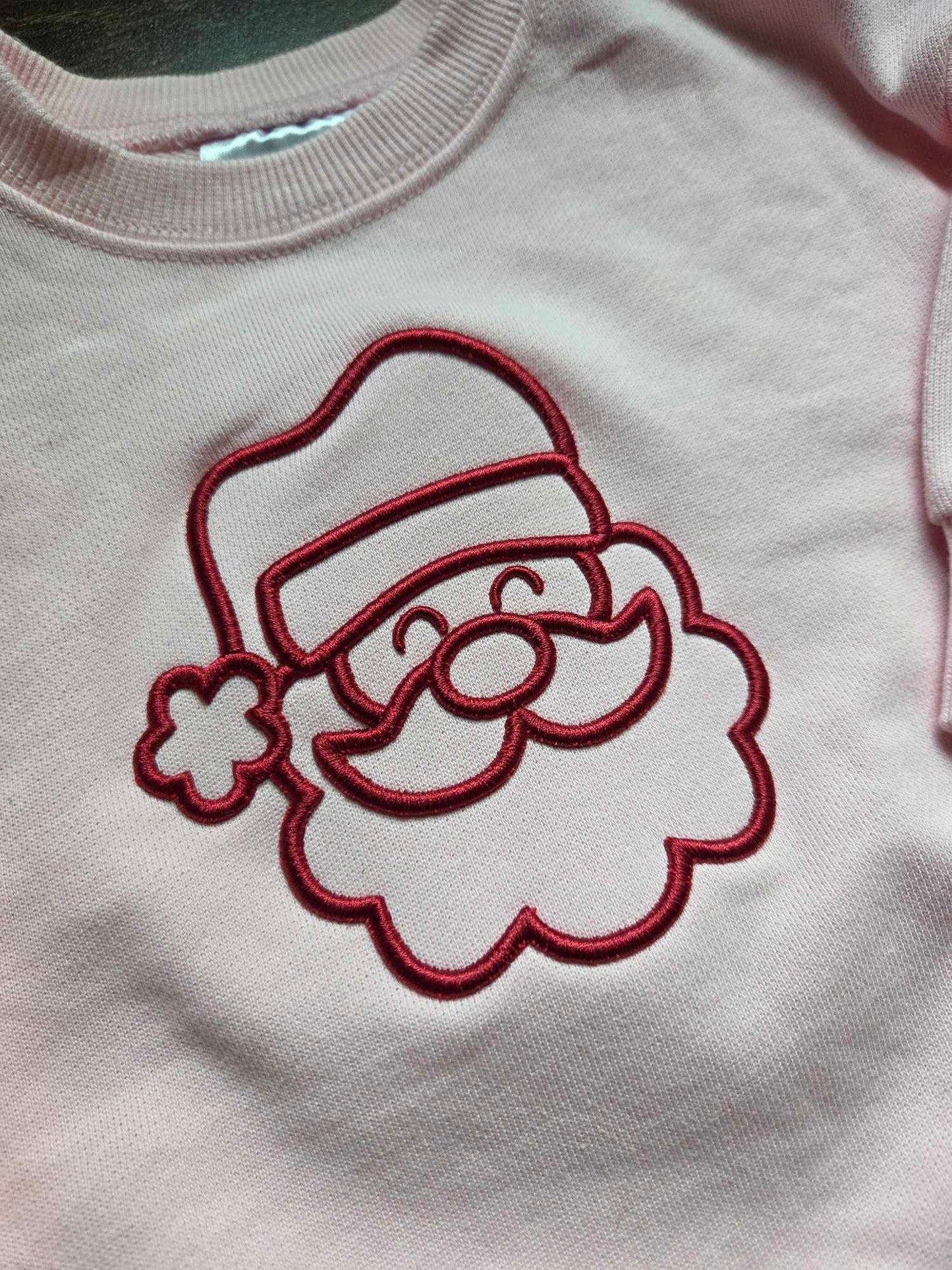 Christmas 3D Puff Santa Baby Bubble Romper