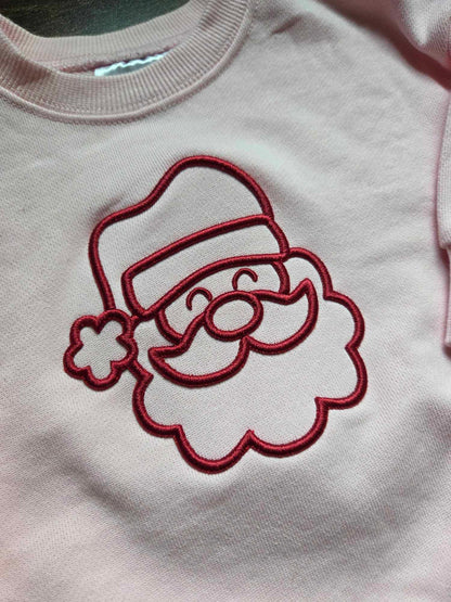Christmas 3D Puff Santa Baby Bubble Romper