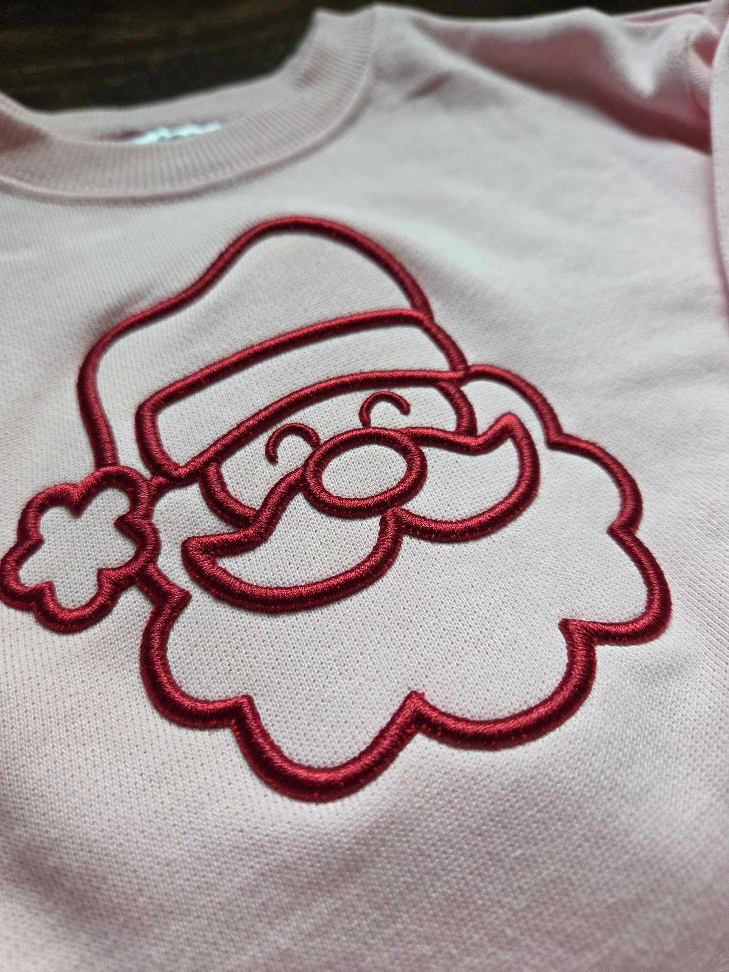 Christmas 3D Puff Santa Baby Bubble Romper