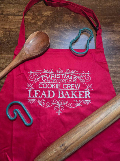 Christmas Cookie Crew Lead Baker Apron