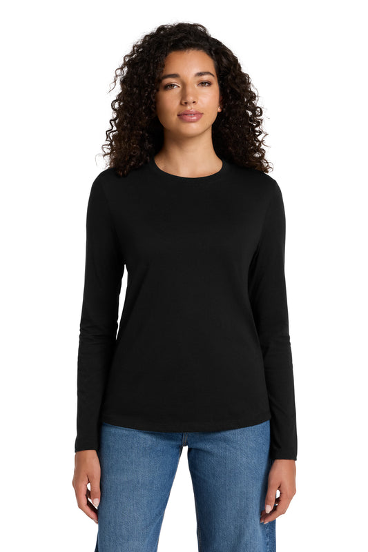 Custom Women's Long Sleeve T-shirt with Left Chest Logo
