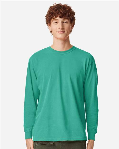 Unisex Garment-Dyed Heavyweight Long Sleeve T-Shirt