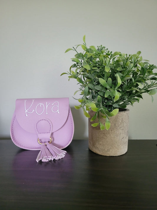 Girls embroidered purse