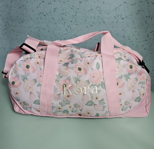 Personalized Kids Embroidered Overnight Dufflebag