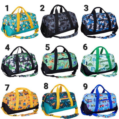 Personalized Kids Embroidered Overnight Dufflebag