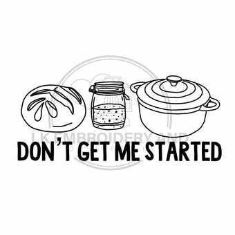 DIGITAL DOWNLOAD Sourdough and Eggs Embroidery File Bundle
