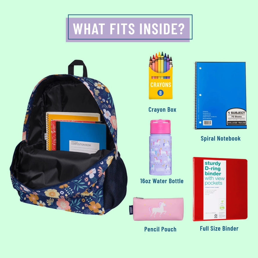Wildflower 16 Inch Backpack