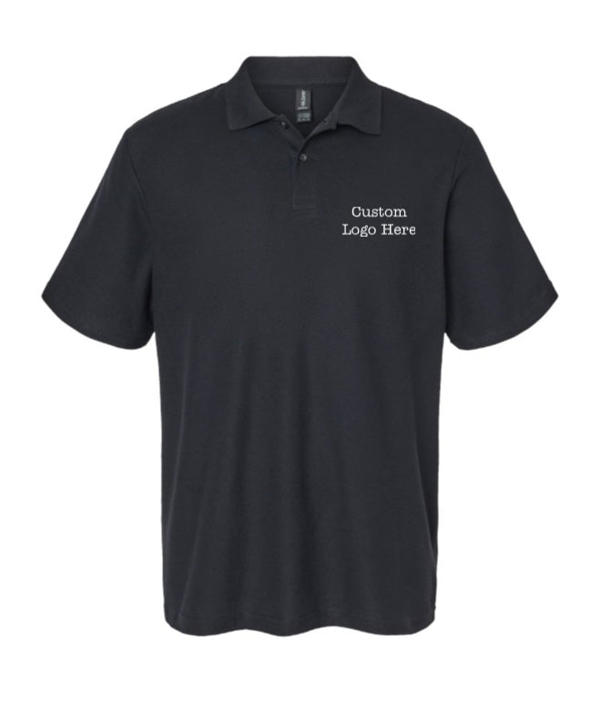 Custom Gildan Unisex Polo with Left Chest Logo