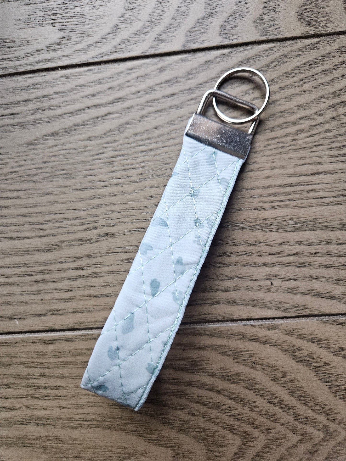 Seafoam green Keyfob Wristlet