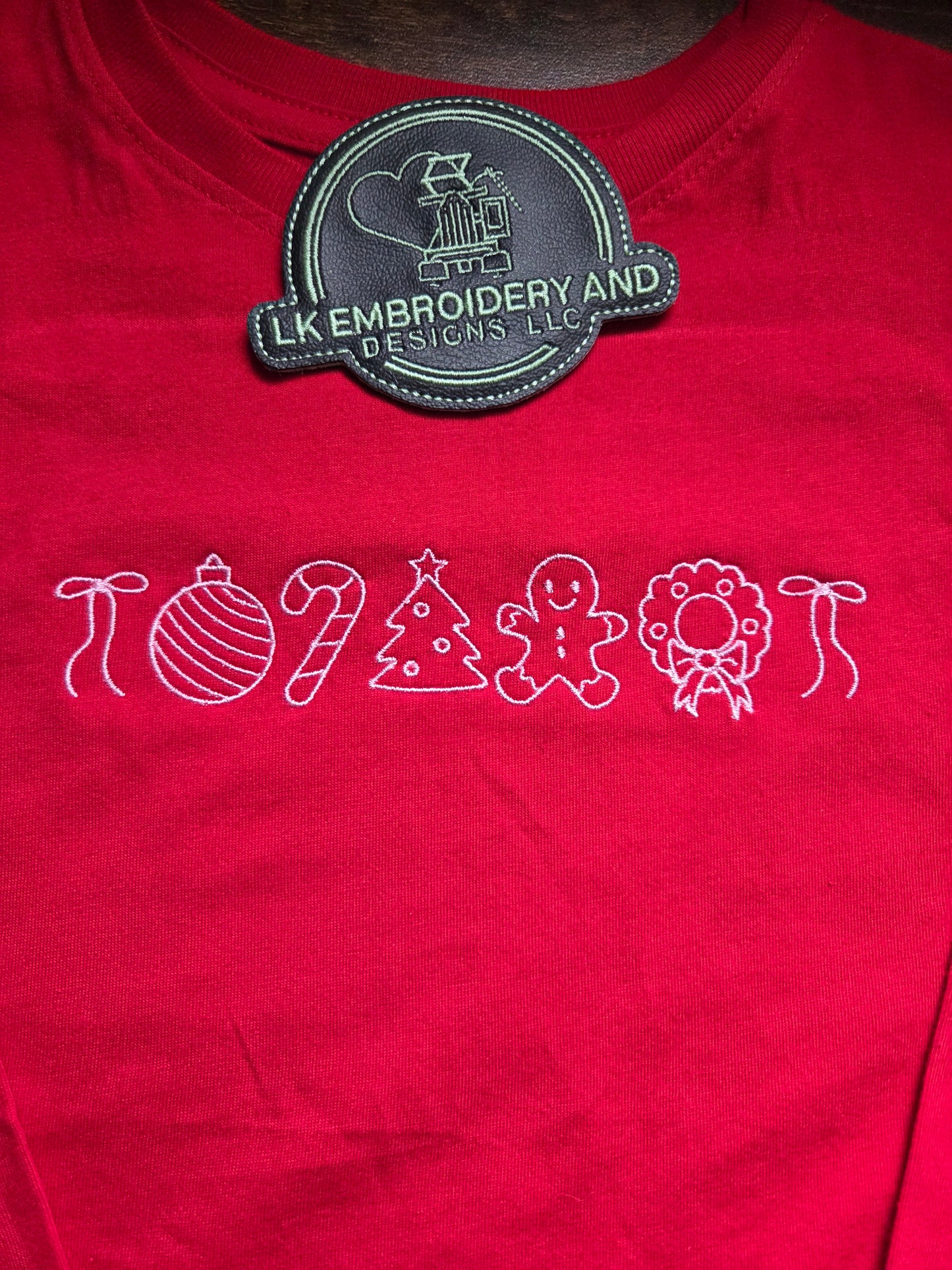 Christmas Icon Toddler Long Sleeve Tshirt