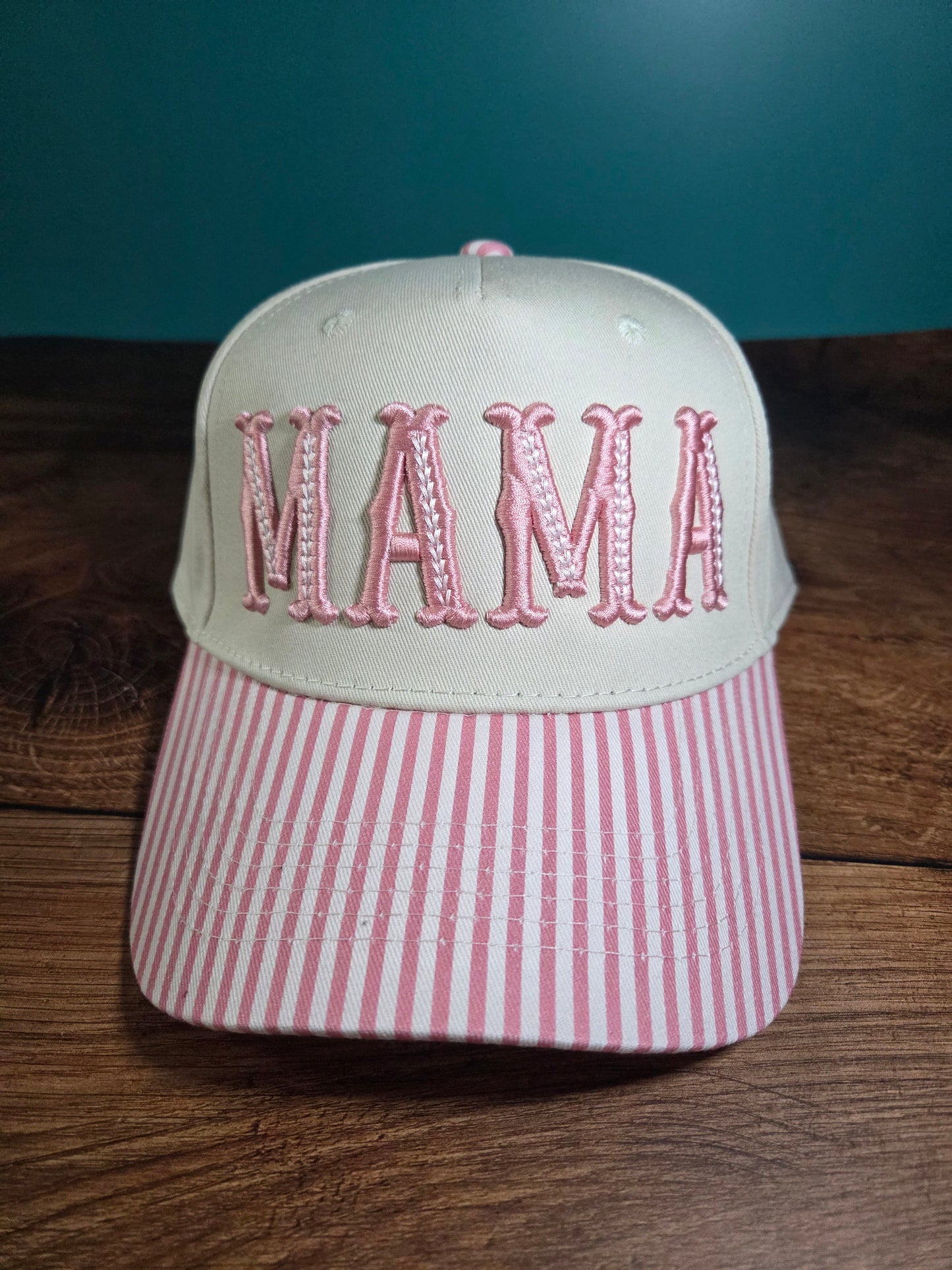 MAMA 3D Puff Embroidered Canvas Hat