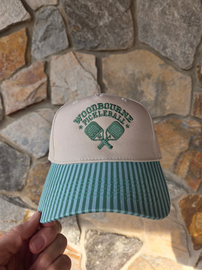 Woodbourne Pickleball Embroidered Canvas Hat