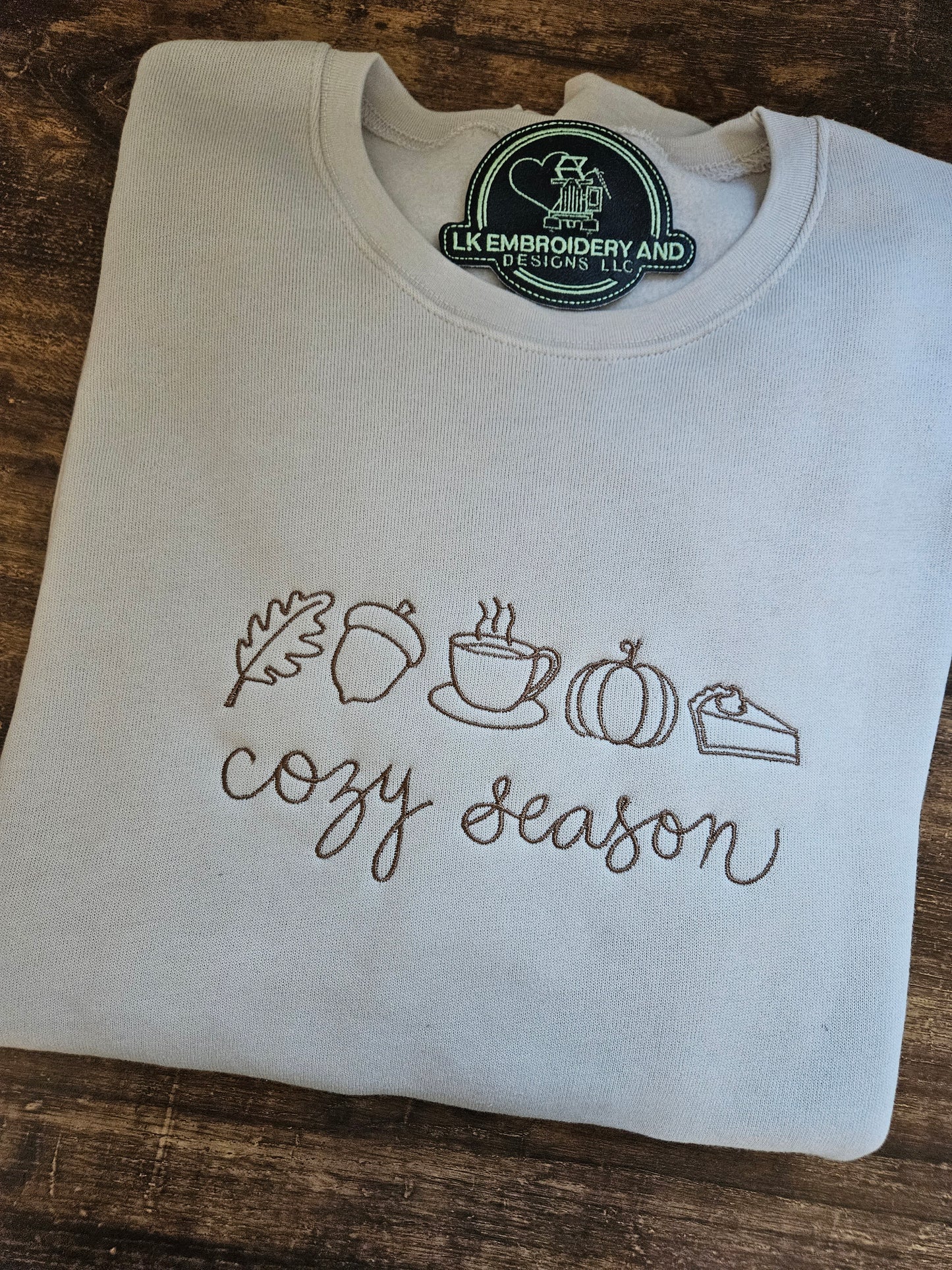 Cozy Season Embroidered Sweatshirt - Bella Canvas