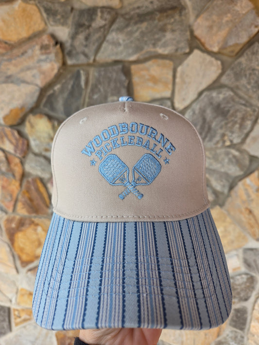 Woodbourne Pickleball Embroidered Canvas Hat