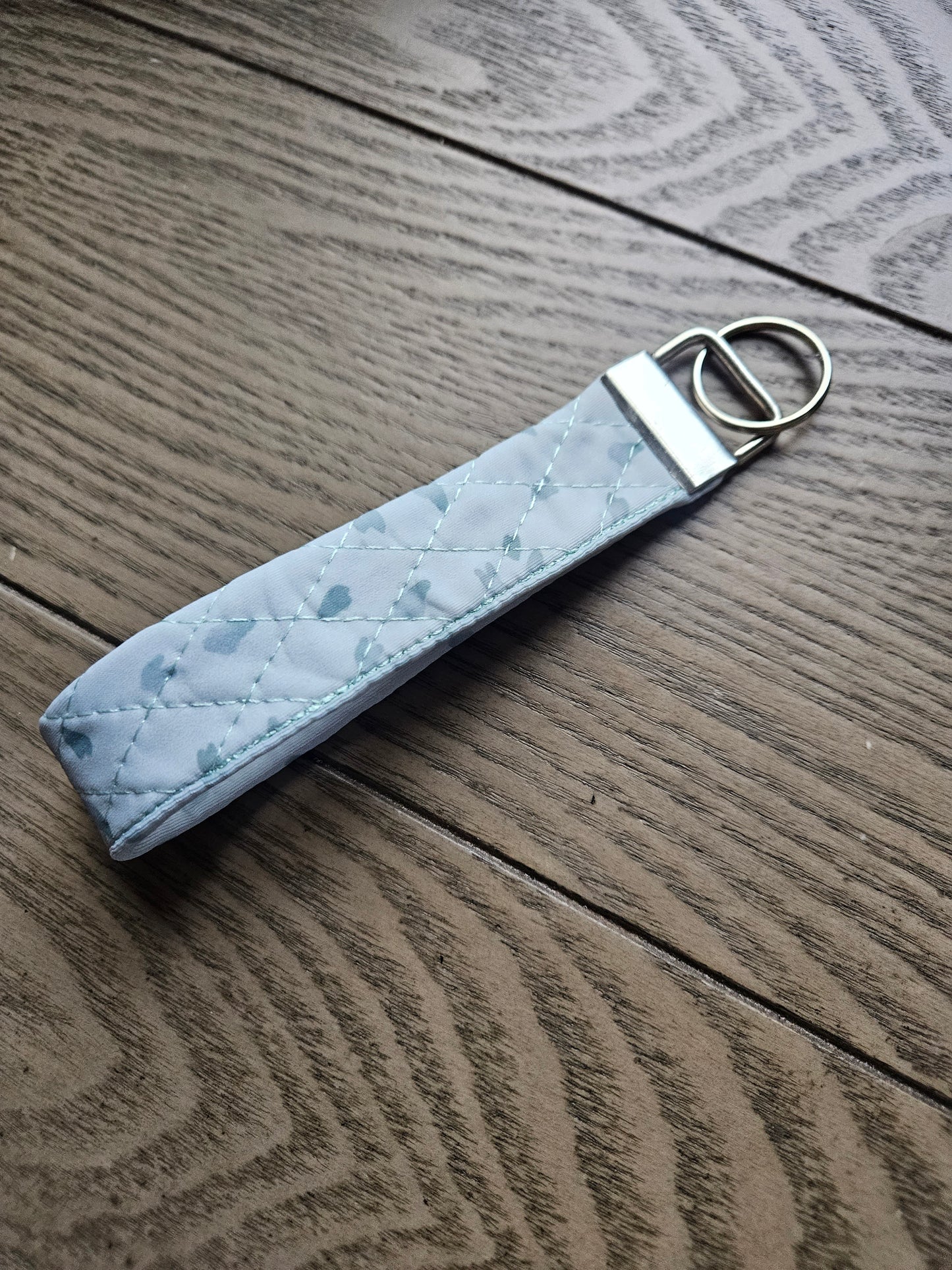 Seafoam green Keyfob Wristlet
