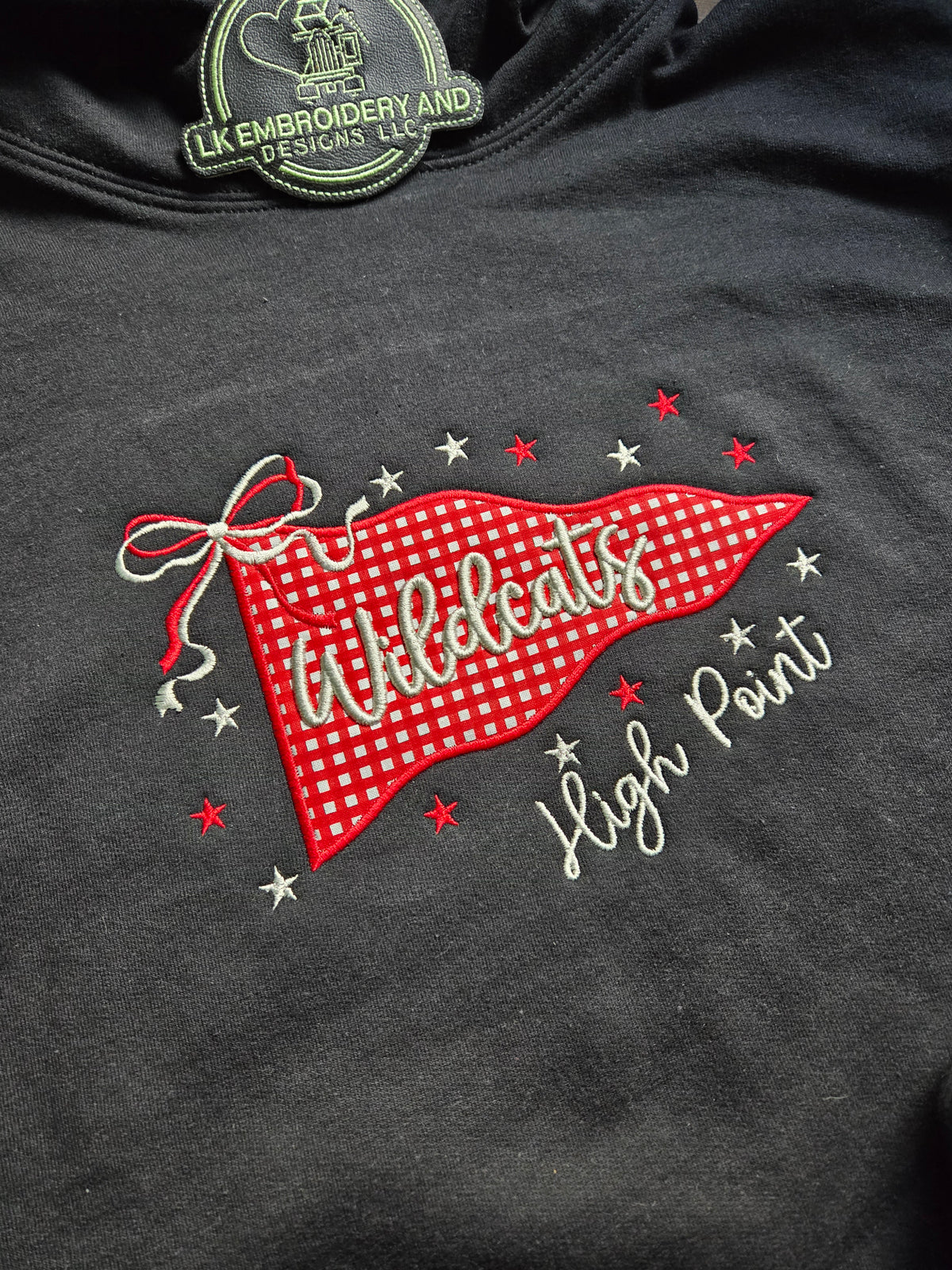 Custom School Pride Flag Pennant Hoodie