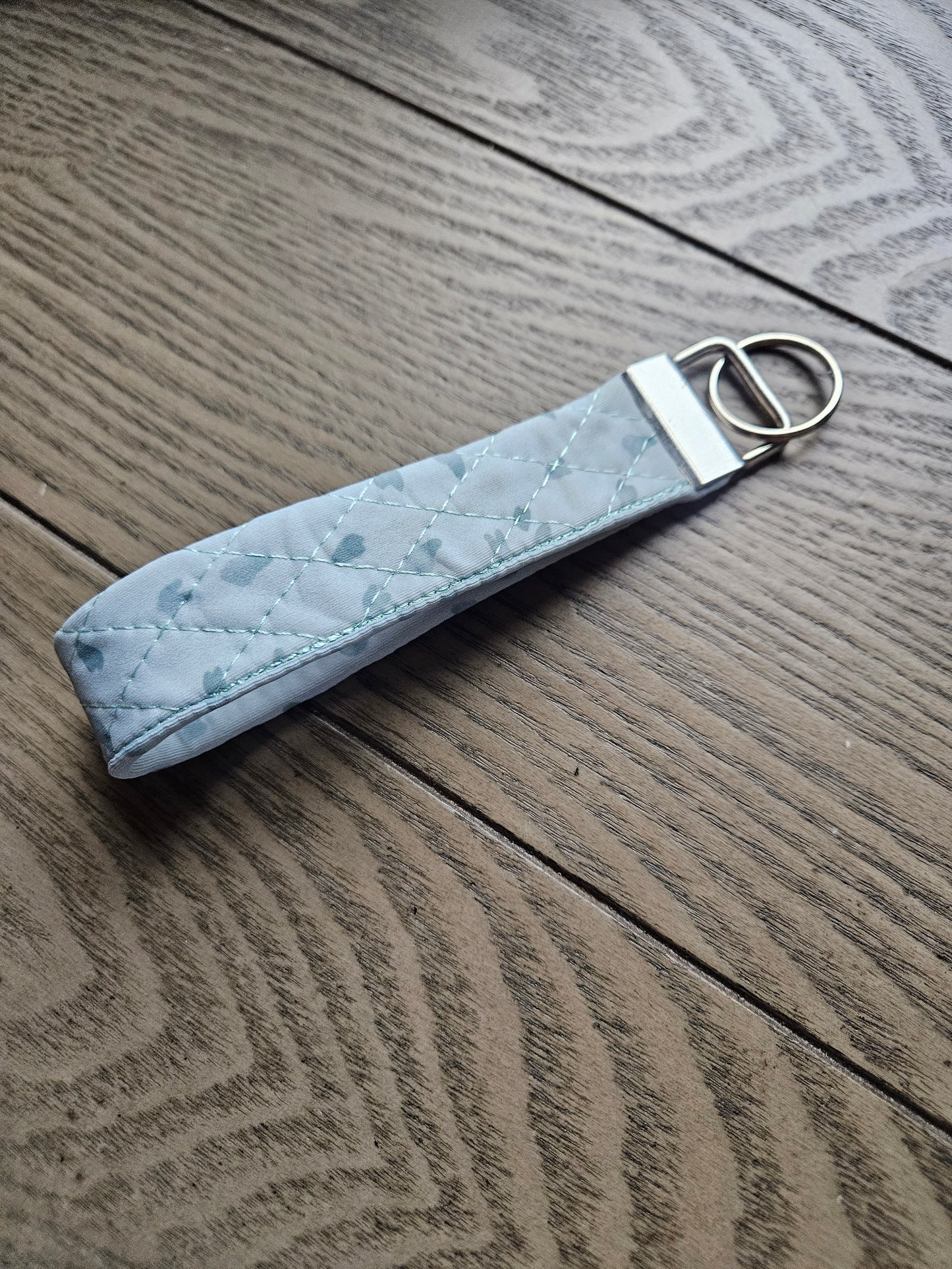 Seafoam green Keyfob Wristlet