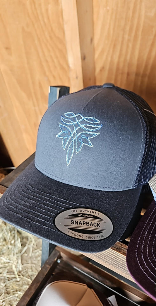 Western Scroll Boot Stitch Trucker Hat