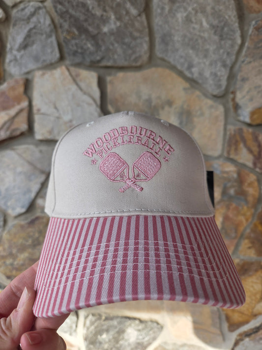 Woodbourne Pickleball Embroidered Canvas Hat