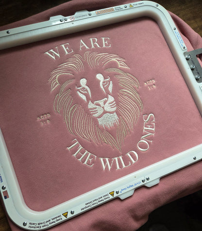 We Are The Wild Ones Women's Embroidered Crewneck Sweatshirt