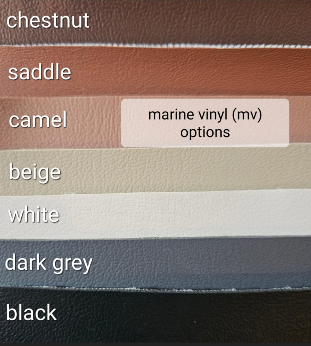 Embroidered Faux Leather Marine Vinyl Stroller Wagon Patch Dilly Dallying Goose