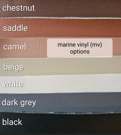 Embroidered Faux Leather Marine Vinyl Stroller Wagon Patch Dilly Dallying Goose