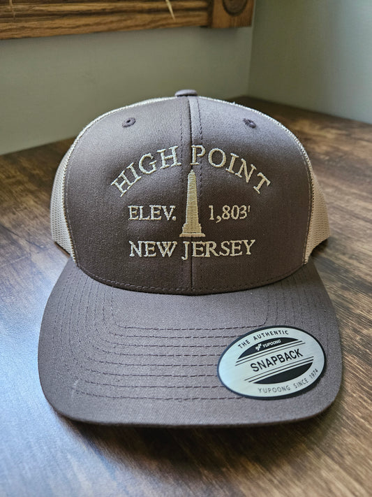 High Point Monument Trucker Hat – Embroidered Local Pride Snapback