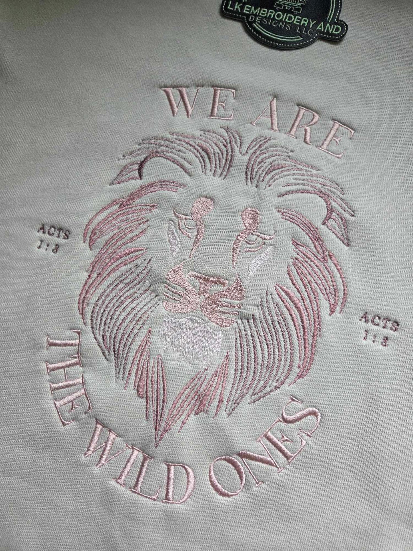 We Are The Wild Ones Women's Embroidered Crewneck Sweatshirt