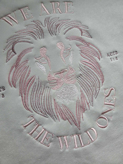 We Are The Wild Ones Women's Embroidered Crewneck Sweatshirt